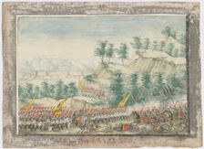 The Siege of the Shumen Fortress in 1828, 1829. Artist: Anonymous