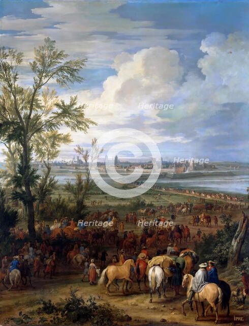 The Siege of Ypres, March 1678. Artist: Meulen, Adam Frans, van der (1632-1690)