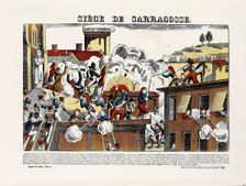 The siege of Zaragoza, 1809, c1825-1830. Creator: Pellerin, Jean-Charles (1756-1836)