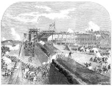 The siege operations at St. Mary's Creek, Chatham, on Saturday last, 1864. Creator: Unknown