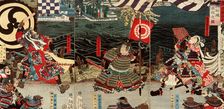 The Siege and Submergence of Takamatsu Castle, 1867. Creator: Tsukioka Yoshitoshi