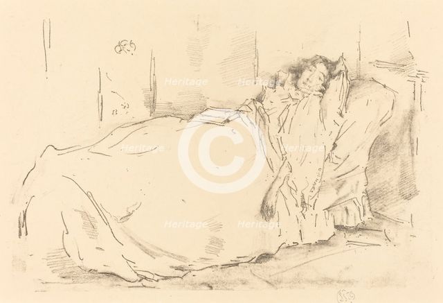 The Siesta, 1896. Creator: James Abbott McNeill Whistler.