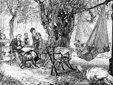 The Siesta c1880-1882. Artist: Adolph Menzel