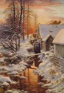 The Silence of the Snows 1907. Creator: Joseph Farquharson