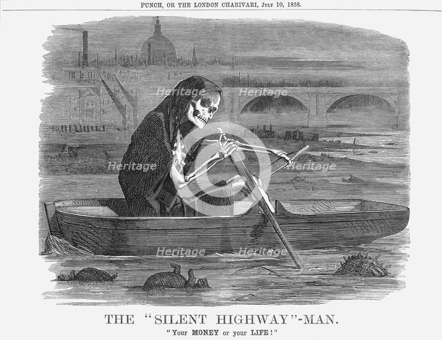 'The "Silent Highway" - Man', 1858. Creator: Unknown.