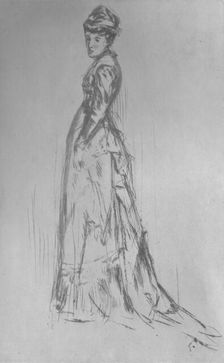 The Silk Dress 1875, (1904). Artists: James Abbott McNeill Whistler, Adam and Charles Black