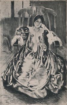 The Silk Dress 1887, (1946). Artist: Paul Albert Besnard
