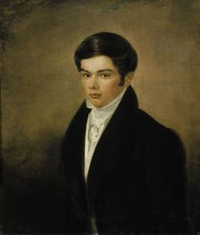 The Silk Manufacturer Carl Edvin Lundgren, 1828. Creator: Gustaf Wilhelm Finnberg