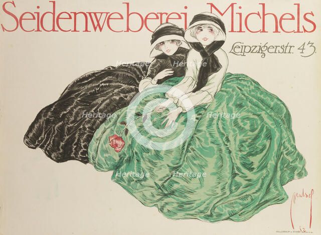 The silk-weaving company Michels, 1912. Creator: Deutsch (Dryden), Ernst (1883-1938).