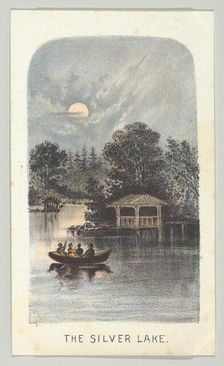 The Silver Lake, from the series, Views in Central Park, New York, Part 2, 1864. Creator: Louis Prang