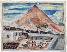 The Silver Mine at Potosí, c1585. Creator: Anonymous ()