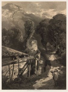 The Simplon Road, Meillerie, France. Creator: Alexandre Calame (Swiss, 1810-1864)