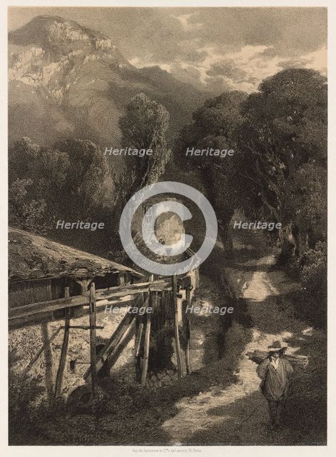 The Simplon Road, Meillerie, France. Creator: Alexandre Calame (Swiss, 1810-1864).