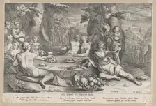 The Sinfulness of Mankind, late 16th-early 17th century. Creator: Cornelis Galle I