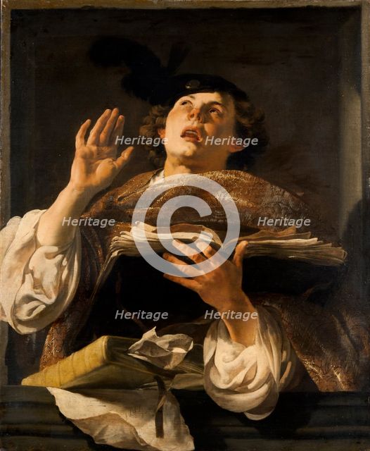 The Singer, 1620s. Creator: Terbrugghen, Hendrick Jansz (1588-1629).