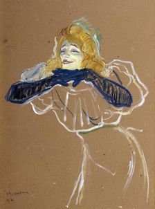 The Singer Yvette Guilbert 1894. Artist: Henri de Toulouse-Lautrec
