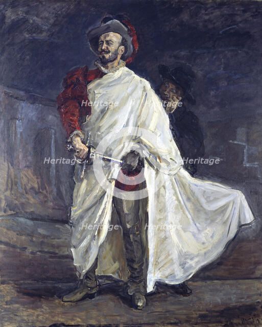 The Singer Francisco d'Andrade as Don Giovanni in Mozart's Opera, 1902. Artist: Slevogt, Max (1868-1932)