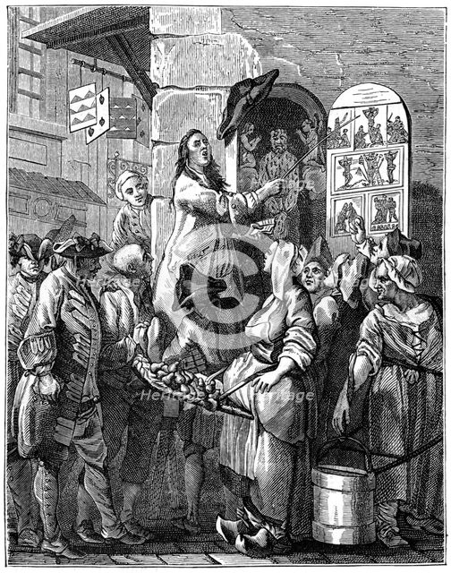 The Singer Of Canticles, (1885).Artist: Charles Nicolas Cochin