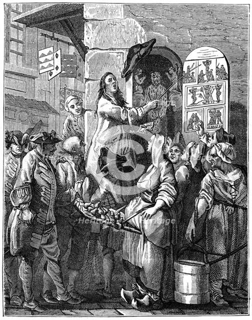 The Singer Of Canticles, (1885).Artist: Charles Nicolas Cochin