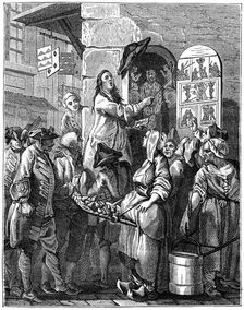 The Singer Of Canticles, (1885).Artist: Charles Nicolas Cochin