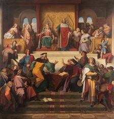 The Singer’s Contest on the Wartburg, 1846. Creator: Moritz von Schwind