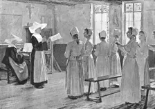 'The Singing Lesson, after W Gay 1891. Creator: Unknown