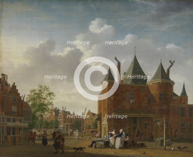 The Sint-Antoniuswaag in Amsterdam, c.1780-c.1790. Creator: Isaak Ouwater.