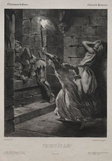 The Sister of Duguesclin, 1829. Creator: Eugène Delacroix (French, 1798-1863); H. Gaugain & Co. and Engelman Graff, Coindet & Co.