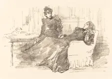 The Sisters, 1894/1895. Creator: James Abbott McNeill Whistler
