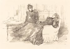The Sisters, 1894/1895. Creator: James Abbott McNeill Whistler