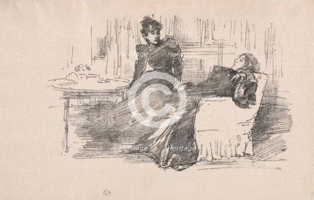 The Sisters, 1894. Creator: James McNeill Whistler (American, 1834-1903).