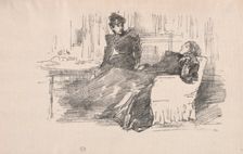 The Sisters, 1894. Creator: James McNeill Whistler (American, 1834-1903)