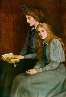 The Sisters 1900, (1912).Artist: Ralph Peacock