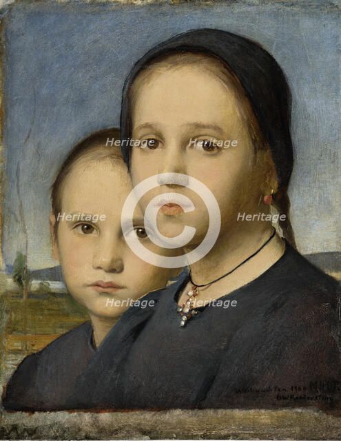 The Sisters, 1900. Creator: Ottilie Wilhelmine Roederstein.