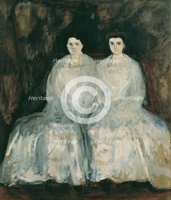 The sisters Karoline and Pauline Fey, 1905. Creator: Gerstl, Richard (1883-1908).