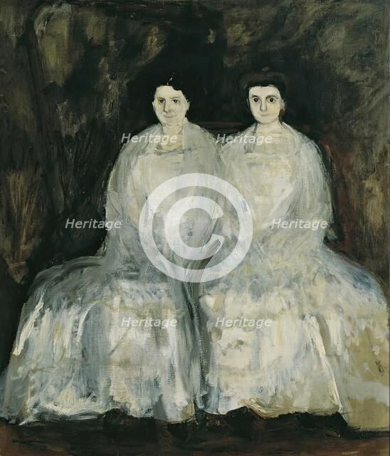 The sisters Karoline and Pauline Fey, 1905. Creator: Richard Gerstl.