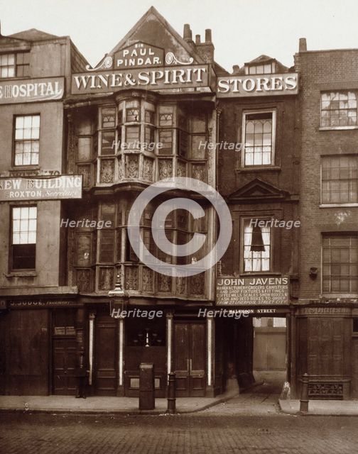 The Sir Paul Pindar, Bishopsgate Street, c1878. Creator: Alfred & John Bool.