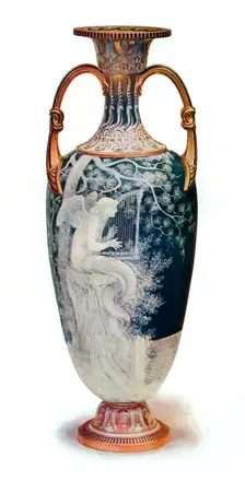 The Siren Minton Vase by Marc-Louis-Emmanuel Solon, 1904.Artist: Marc-Louis-Emmanuel Solon