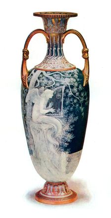 The Siren Minton Vase by Marc-Louis-Emmanuel Solon, 1904.Artist: Marc-Louis-Emmanuel Solon