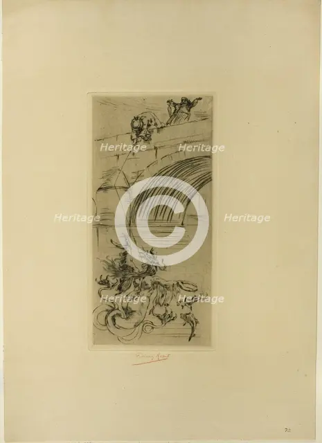 The Siren, n.d. Creator: Félicien Rops.