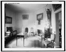 The Sitting room at Mt. Vernon, c.between 1910 and 1920. Creator: Unknown