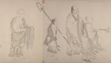 The Sixteen Luohans, 16th century. Creator: Qiu Ying