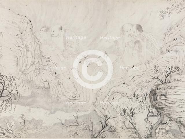 The Sixteen Luohans, dated 1667. Creator: Shitao.