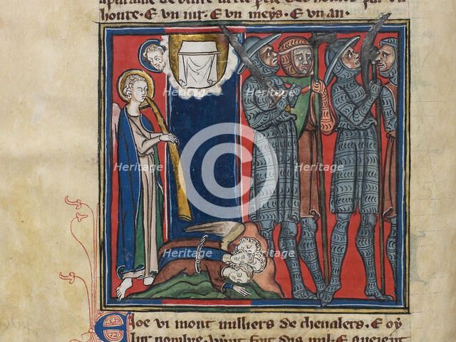 The sixth angel sounded his trumpet... Miniature from: Apocalypse de saint Jean, ca 1320. Creator: Anonymous.