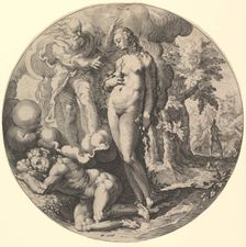 The Sixth Day (Dies VI), from the series The Creation of the World, ca. 1598. Creator: Jan Muller