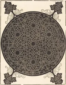 The Sixth Knot (combining seven small systems of knots with black centers), probably 1506/1507. Creator: Albrecht Durer