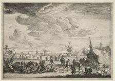 The Skaters. Creator: Peeter Bout (Flemish, 1658-1719)