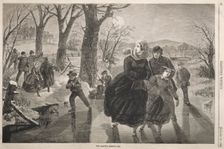 The Skating Season - 1862, 1862. Creator: Winslow Homer (American, 1836-1910)