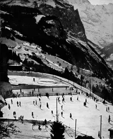 The Skating Rink at Wengen c1911, (1912). Artist: Wardrop Openshaw Muir