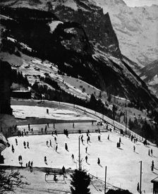 The Skating Rink at Wengen c1911, (1912). Artist: Wardrop Openshaw Muir